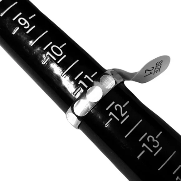 Stainless Steel Knocking Face Ring Men / Women - Picture 3 of 4